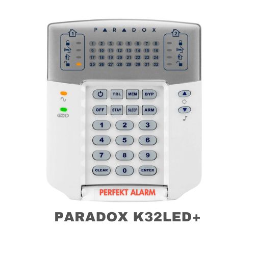 Paradox K32+ 32 zónás LED kezelőegység szerviz